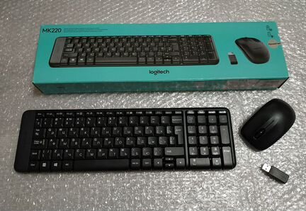 Комплект клавиатура и мышь Logitech MK220