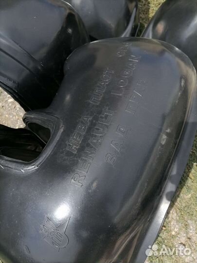 Подкрылки на renault logan 1