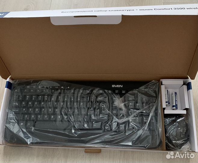 Беспроводная мышь и клавиатура