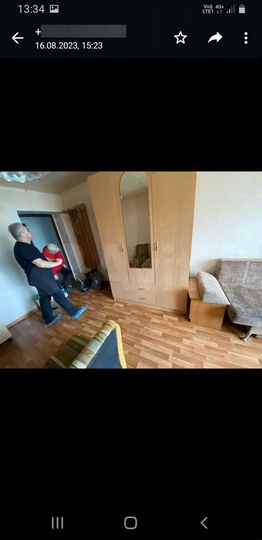 Комната 18 м² в 1-к., 3/5 эт.