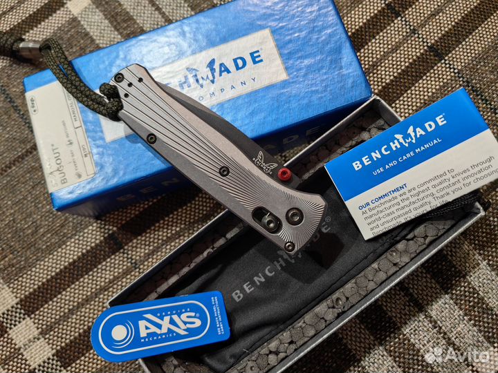 Складной нож Benchmade Bugout, сталь M390