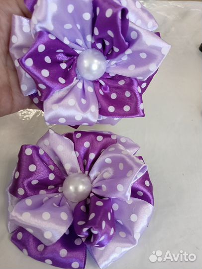 Резиночки для волос ручной работы