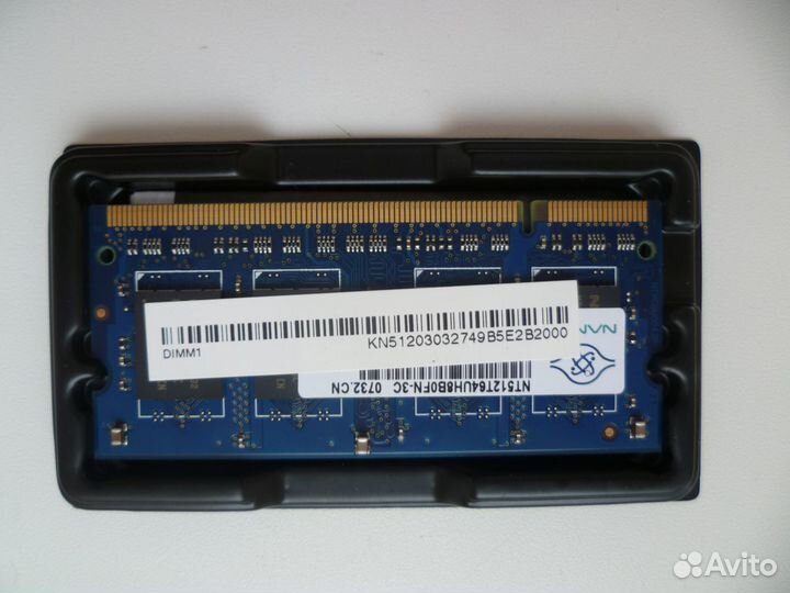 Оперативная память для ноутбука dimm1