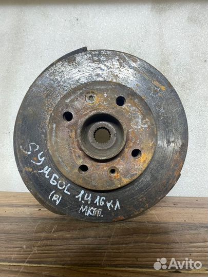 Кулак поворотный передний правый Renault Symbol 1