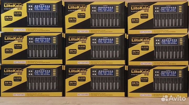 Зарядные устройства LiitoKala Lii-S8 600 500S PD4