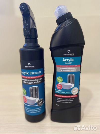 Отличное средство для акриловых ванн и душевых
