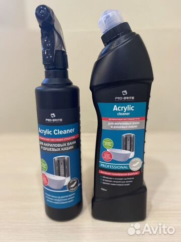 Отличное средство для акриловых ванн и душевых