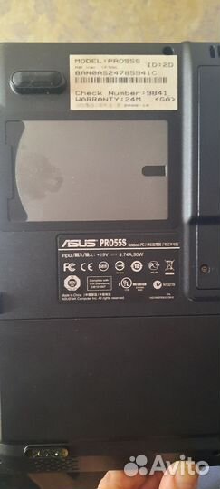 Ноутбук на запчасти