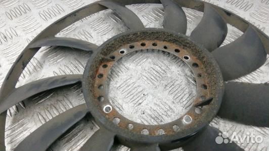 Крыльчатка вискомуфты дизельная audi A4 B6 (OML16B