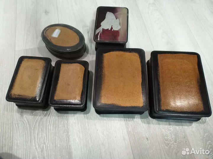 Шкатулки под роспись лаковая миниатюра