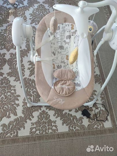 Детские электронные качели для новорожденных