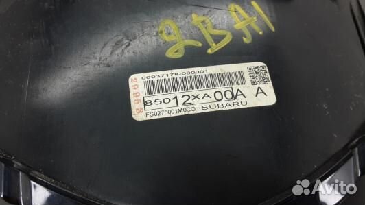 Щиток приборов subaru tribeca B9 (2BA01IT01)