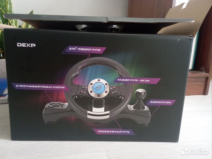 Игровой руль Dexp Wheelman 2