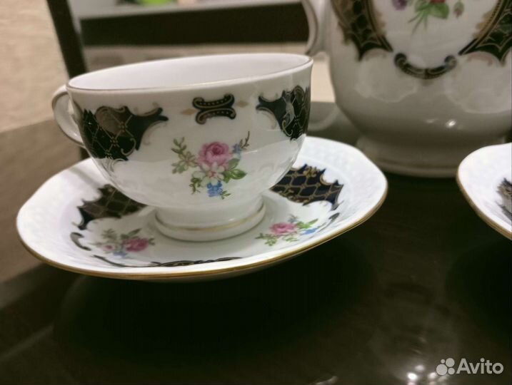 Винтажный Сервиз кофейный гдр