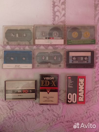 Аудиокассеты с записью (лицензия и др.)