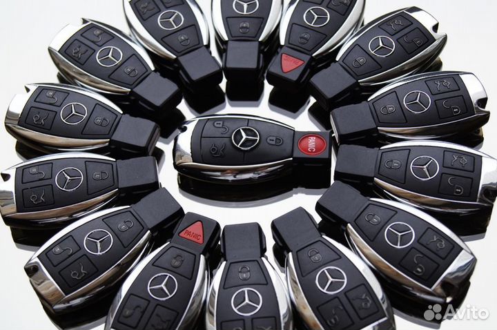 Ремонт ключей мерседес, дубликаты для Mercedes