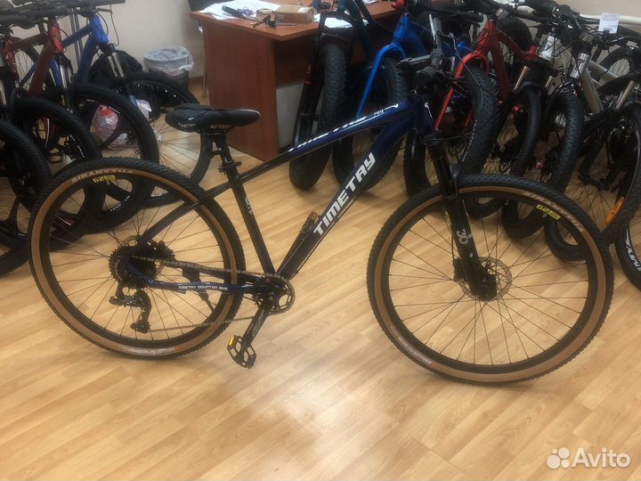 Велосипед TimeTry 061 черно синий 29