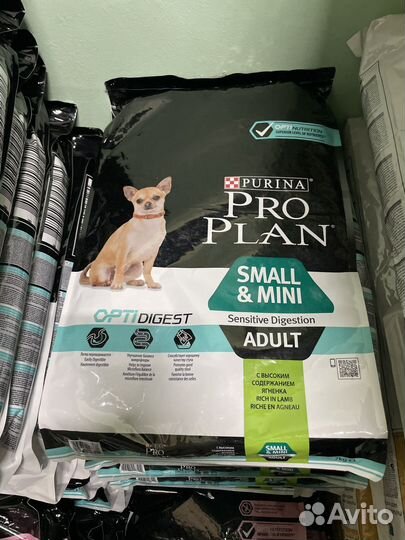Корм для собак 7 кг Pro plan small mini ягн лос