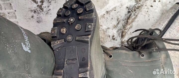 Сапоги для рыбалки шипованные