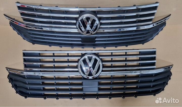 VW T6.1 решетка радиатора