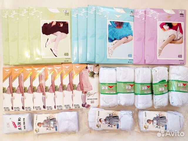 Белые Колготки, Гольфы (обычные,капроновые)детские