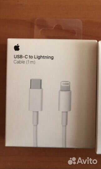 Apple USB-C to lightning кабель 1м Коробка