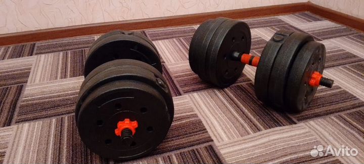 Гантели разборные