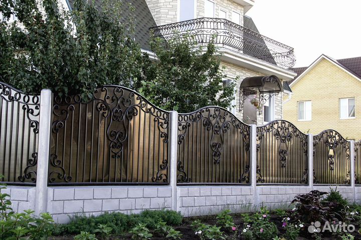 H2Заборы кованные под заказ 1метр/h2 p/p pst