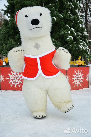 Дед мороз Медведь и снегурочка