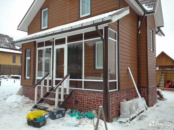 Остекление Входная группа. Витражи. Фасады. Террас