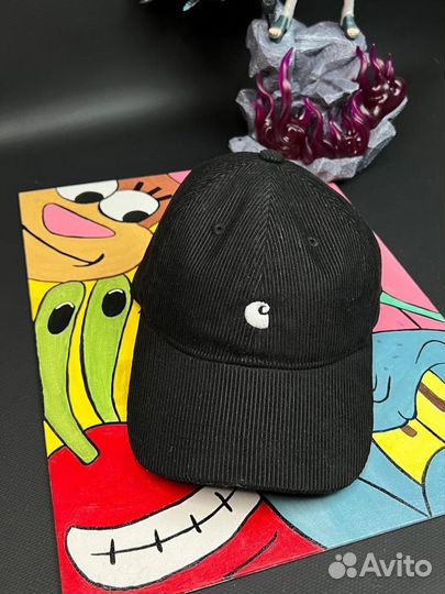 Вельветовая бейсболка carhartt