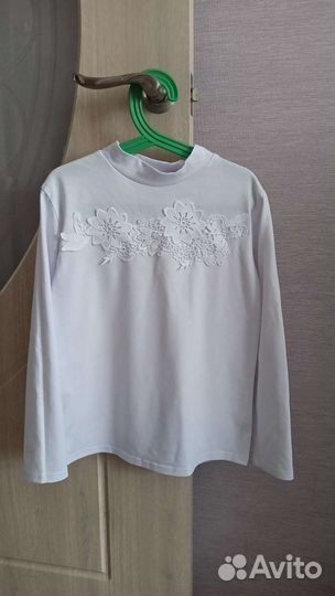 Школьные блузки для девочки 128 134