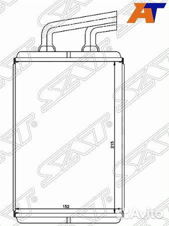 Радиатор отопителя салона hyundai tiburon