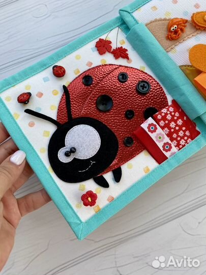 Развивающая книга из фетра