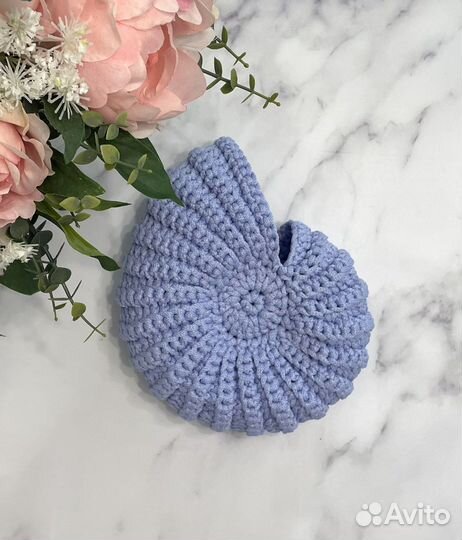 Интерьерная корзинка «Ракушка» подарок 1 сентября