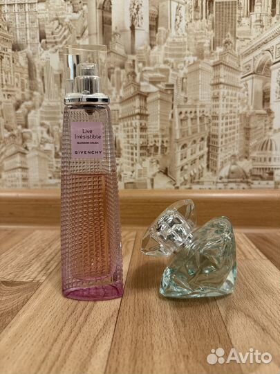 Духи Live irresistible blossom crush и Mont Blanc