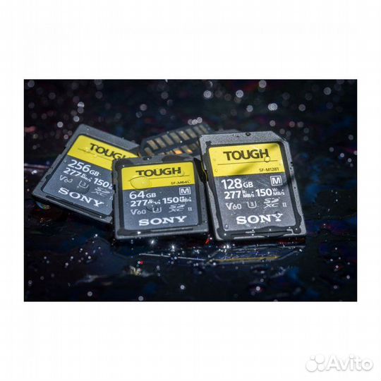 Карта памяти sdxc 256GB Sony SF-M tough UHS-II U3