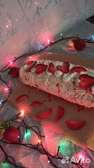 Меренговый рулет