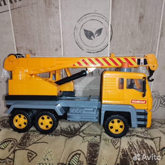 Большие машинки пакетом Полесье, Mobicaro 4 шт