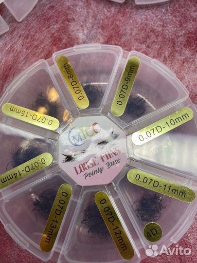 Готовые пучки 3,4 для наращивания ресниц