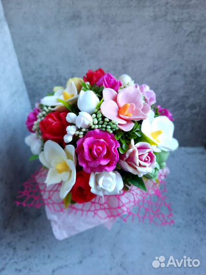 Букет из мыла