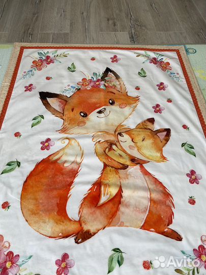 Детское покрывало ручная работа