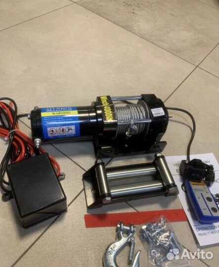 Лебедка электрическая 12V Electric Winch 4000lbs