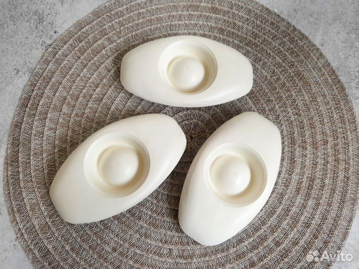 Подставка для яиц СССР пластик 3 шт