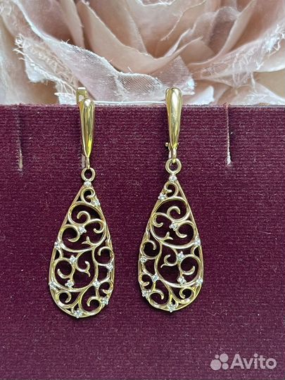 Золотые серьги