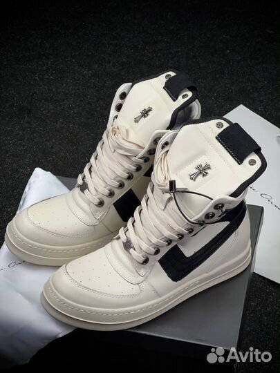 Кеды Rick Owens x Chrome Hearts - Dunks