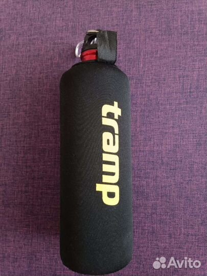 Бутылка (фляга) алюминиевая Tramp в чехле 1 литр