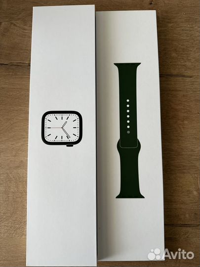 Apple watch 45мм, green sport