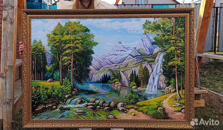 Картина акрилом 