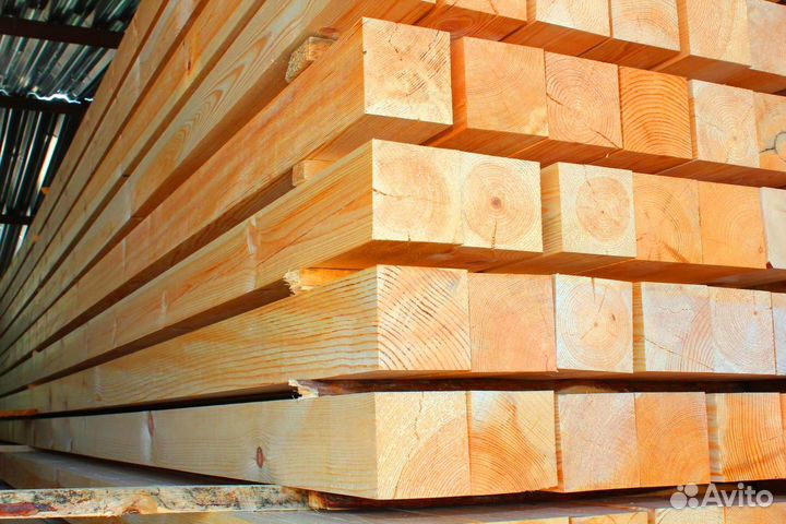 Брус из лиственницы 100х200х6000мм, гарантия качес